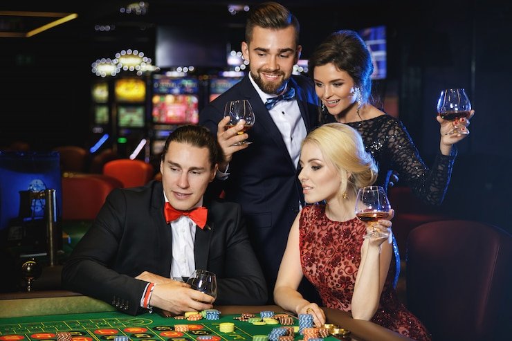 agen togel Auto Roulette live-dealer studio interface showing real wheel and session controls